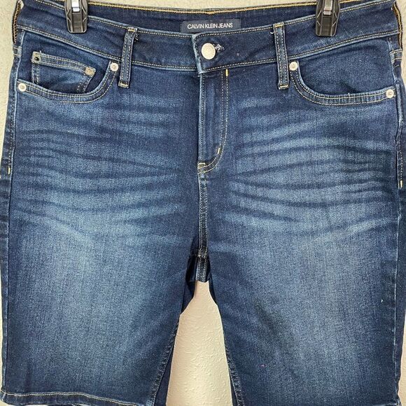 Calvin Klein Jeans Denim Shorts Size 10 EUC - Picture 3 of 5